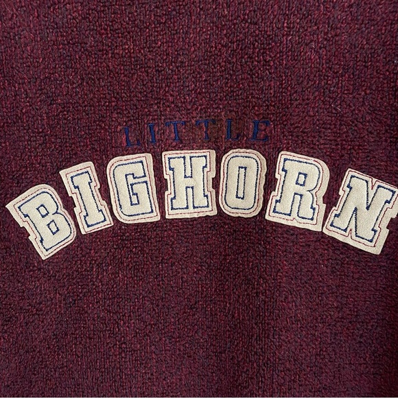 GREENBRAND Little BigHorn Soft Maroon Oversized Sweater - Picture 3 of 6